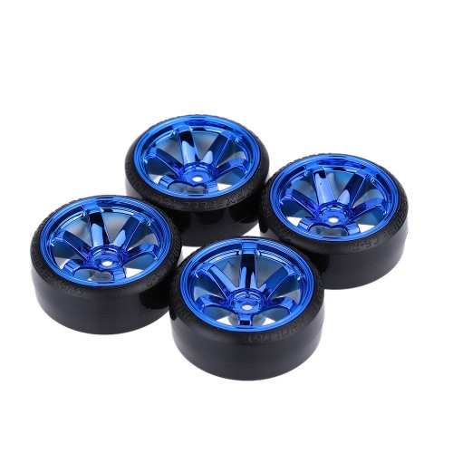 Колеса и шины 4Pcs/Set 1/10 Drift Car Tyres Hard Замена шин для TRX HSP Tamiya HPI Kyosho On-Road Drifting Car