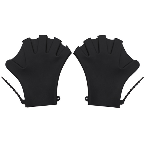 1 пара плавательных перчаток с перепонками для фитнеса, водонепроницаемые тренировочные перчатки, силиконовые перчатки для плавания, дайвинга, тренировочные рукавицы для плавания