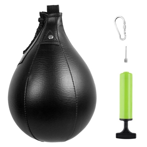 Заниматься боксом Боксерский мяч из искусственной кожи, ММА, Муай Тай, тренировочная ударная сумка, комплект, боксерский ударный мяч с насосом для надувания