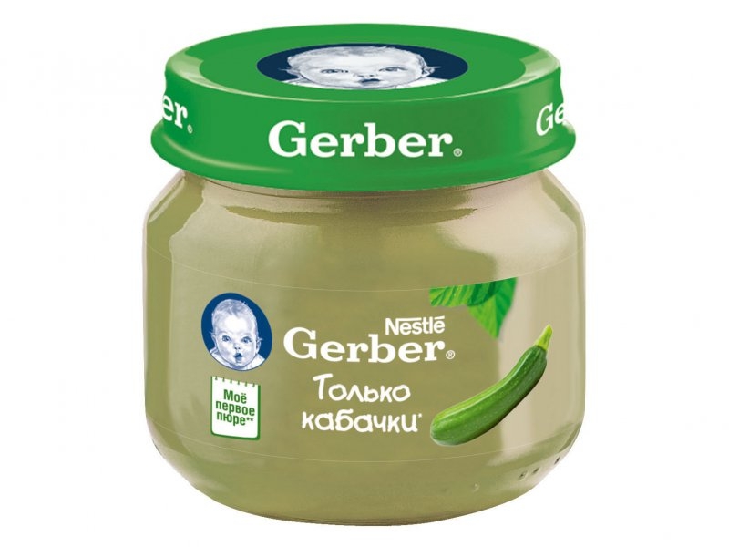 Овощное пюре Пюре Gerber Кабачок 80 г
