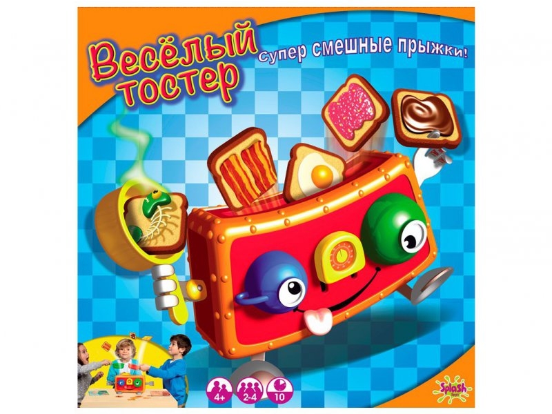 Настольные игры Игра настольная Splash Toys, Веселый тостер