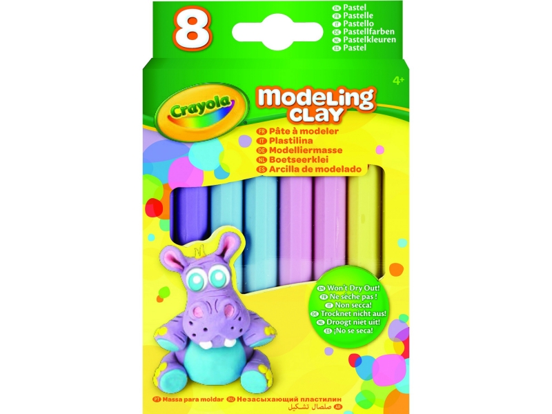 Пластилин Crayola незасыхающий Пастель