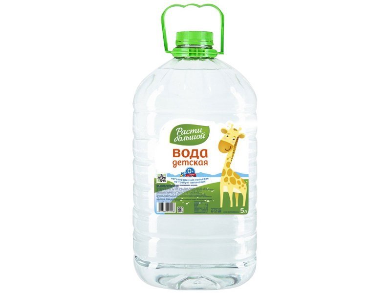  Вода Расти Большой, детская 5 л