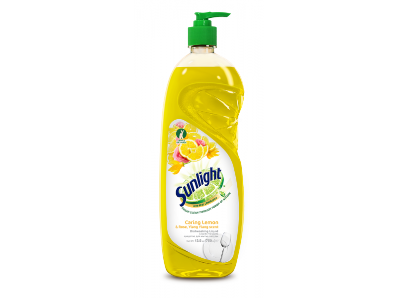 Средство Sunlight для посуды c ароматом лимона, розы и иланг-иланга, 750 мл