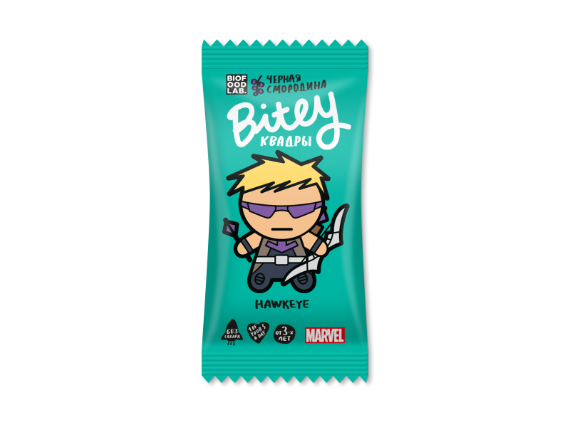 Батончик Bitey овсяно-фруктовый черная смородина 30 г