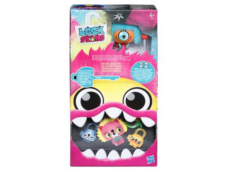 Набор игровой Hasbro, Lock Stars. 4 Замочка с секретом
