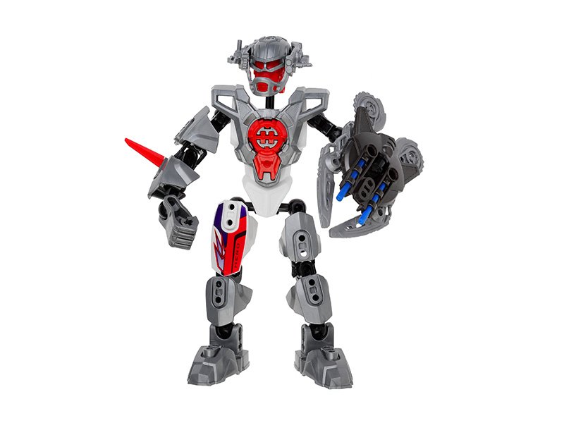 Робот-трансформер S+S Toys пластиковый с подвижными элементами серебристый
