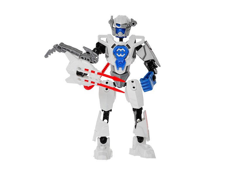 Робот-трансформер S+S Toys пластиковый с подвижными элементами белый