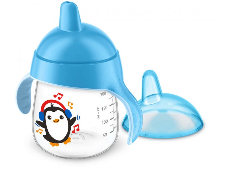 Чашка-непроливайка Philips Avent с 12 мес., 260 мл голубой