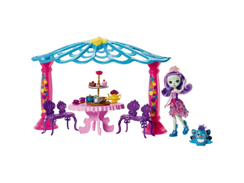 Набор игровой Enchantimals Чаепитие Пэттер Павлины и Флэпа