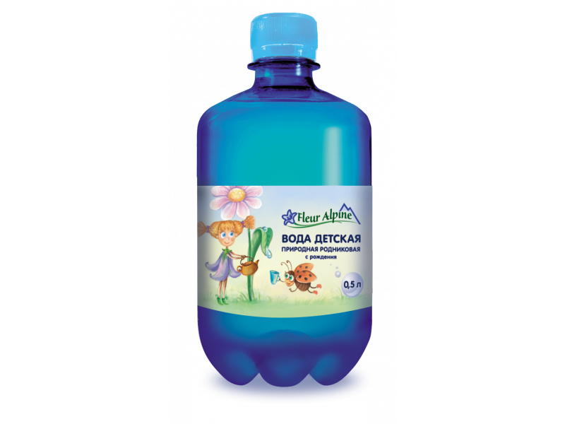  Вода Fleur Alpine, детская питьевая с рождения 0,5 л