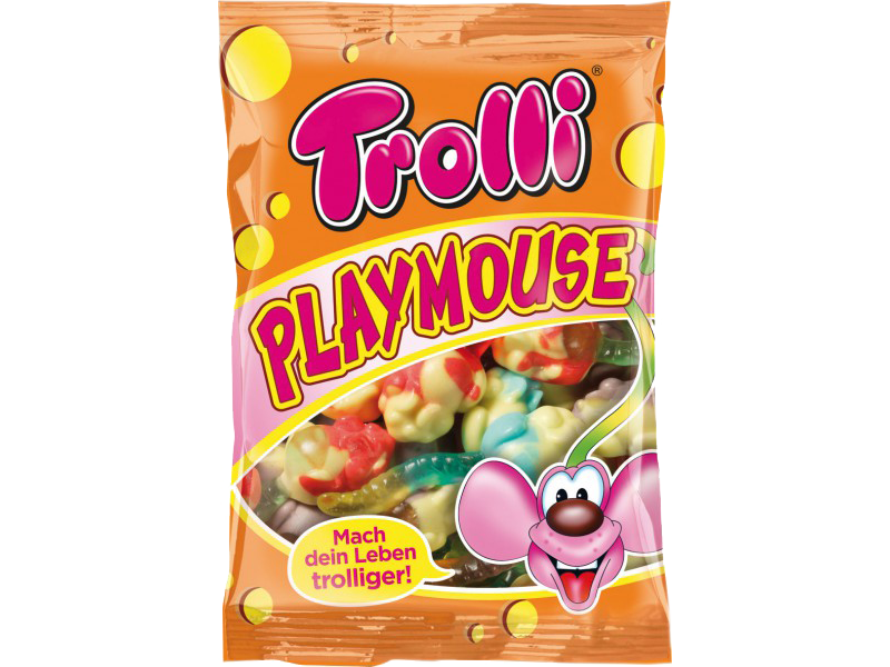 Мармелад Trolli жевательный зефирный Мышки, 100 г