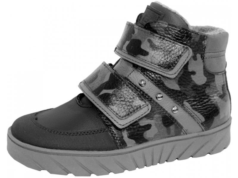 Ботинки Shoeslel дошкольные, байка черный, р.30
