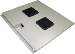Вентиляторный блок TWT TWT-CBE-FAN4-6 в крышу шкафа Eco глубиной 600, 4 вентилятора