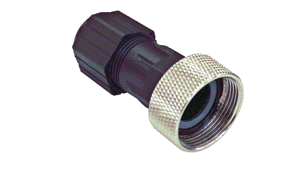 Разъем MOXA A-PLG-WPM30IP67-01 M30 cable connector, female 2pin, crimp type