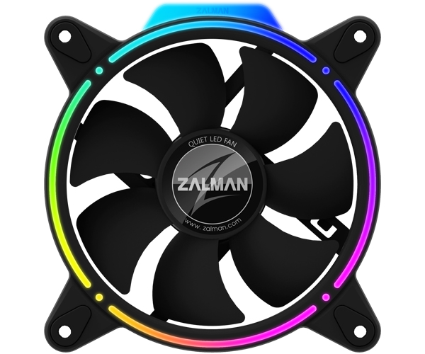 Вентилятор для корпуса Zalman ZM-RFD120A 120x120x25mm, 3 PIN ADDRESSABLE, 800-1500 RPM, 25.6DBA, HYDRAULIC BEARING