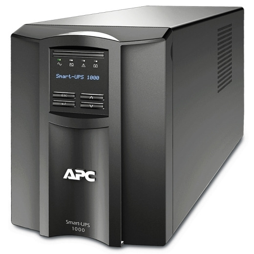 Источник бесперебойного питания APC SMT1000IC Smart-UPS, Line Interactive, 1000VA, Tower, 230V, 8x IEC C13 outlets, SmartConnect Port+SmartSlot, AVR,