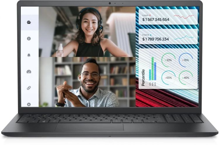 Ноутбук Dell Vostro 3520 i3-1215U/16GB/512GB SSD/UHD Graphics/15.6 WVA FHD/WiFi/BT/Cam/Ubuntu/black