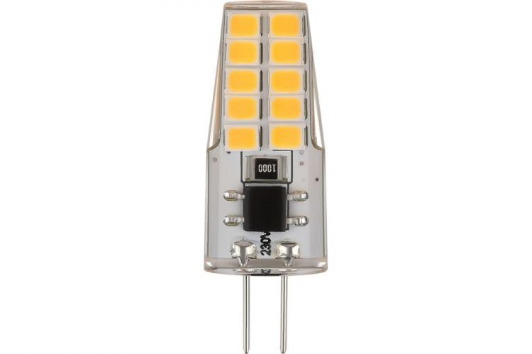 Лампа светодиодная ЭРА Б0049091 LED-JC-2,5W-220V-SLC-827-G4 (диод, капсула, 2,5Вт, тепл, G4) (20/500/24500)