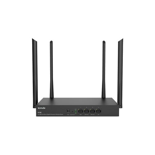 Роутер WiFi Tenda W18E гигабитный AC1200, до 300 Мбит/с на 2,4 ГГц + до 867 Мбит/с на 5 ГГц