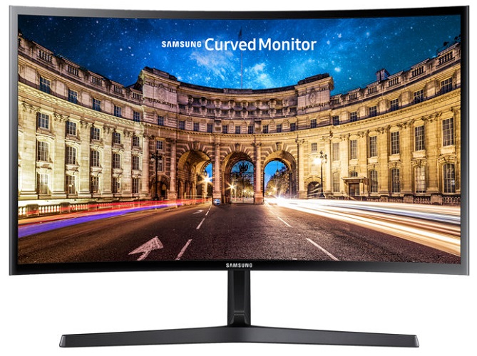  Монитор 23,5 Samsung C24F396FHI LC24F396FHIXRU 1920x1080, 4 мс, 250 кд/м2, 3000:1, 178°/178°, VA, HDMI, VGA, изогнутый экран, Flicker-Free