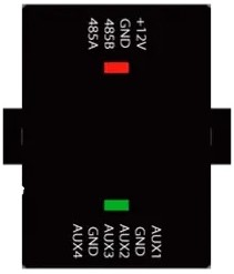 Конвертер ZKTeco AUX485 RS485-AUX IN для возможности подключения до 4 дополнительных охранных или пожарных датчиков к контроллеру C2-260 по интерфейсу