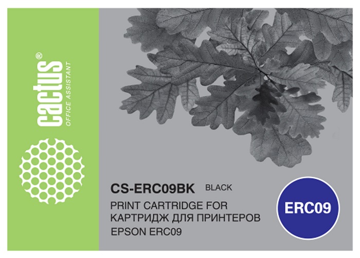 Картридж Cactus CS-ERC09BK матричный черный для Epson ERC09