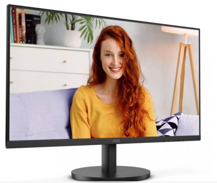 Монитор 27 AOC U27B3A 3840x2160 WLED, 16:9, IPS, 350cd, 1000:1, 20M:1, 4ms, 178/178, DP, 2*HDMI, 60Hz, Speakers, Tilt, VESA, black