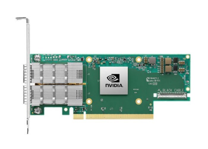 Сетевая карта MELLANOX TECHNOLOGIES MCX683105AN-HDAT ConnectX-6 DE InfiniBand adapter, HDR, single-port QSFP56, PCIe 4 .0 x16, No Crypto, Tall Bracket