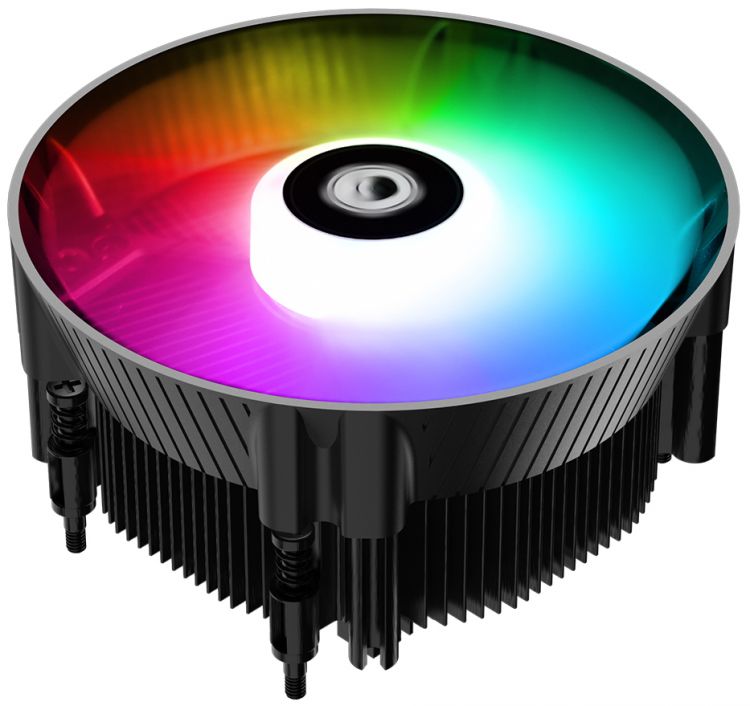 Кулер ID-Cooling DK-07A RAINBOW AM5/AM4 (TDP 125W, 61.5CFM, 500-1800RPM, FAN 120mm, 4Pin PWM, Dynamic Multi-Color LED) BOX