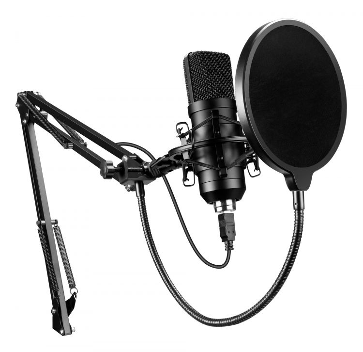 Микрофон Oklick SM-700G 2.5м черный