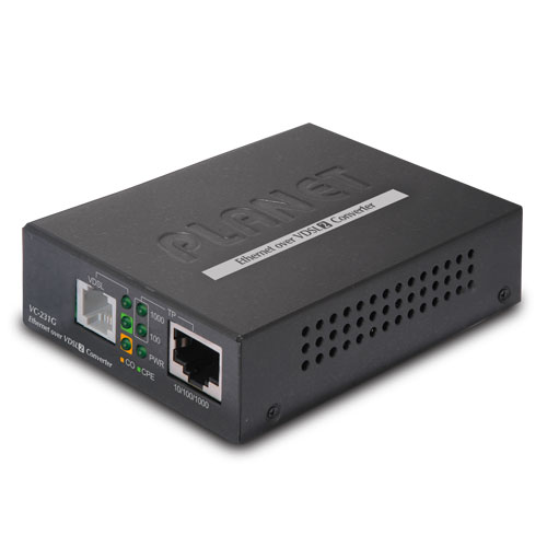   Xcom-Shop Конвертер Planet VC-231G 1-Port 10/100/1000T Ethernet to VDSL2 Converter -30a profile w/ G.vectoring, RJ11