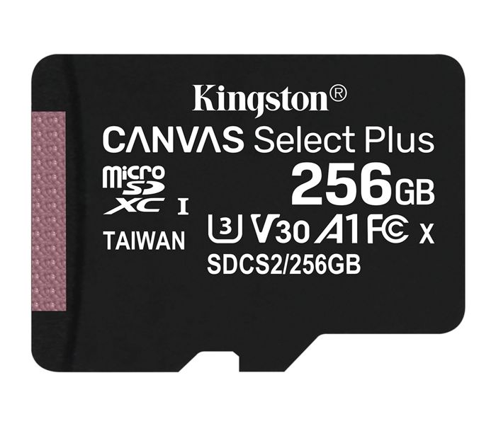   Xcom-Shop Карта памяти MicroSDXC 256GB Kingston SDCS2/256GBSP Canvas Select Plus w/o adapter