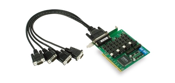   Xcom-Shop Плата MOXA CP-134U-I-DB25M 4port RS-422/485 Isolation, Universal PCI bus,surge protec 16KV,921.6Kbps