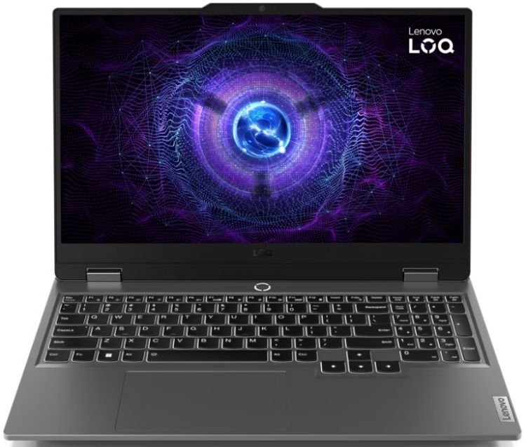 Ноутбук Lenovo LOQ 15IRX9 83DV00FNUE i7-13650HX/16GB/512GB SSD/GeForce RTX 3050 6GB/15.6 FHD IPS/WiFi/BT/cam/Win11Home/grey