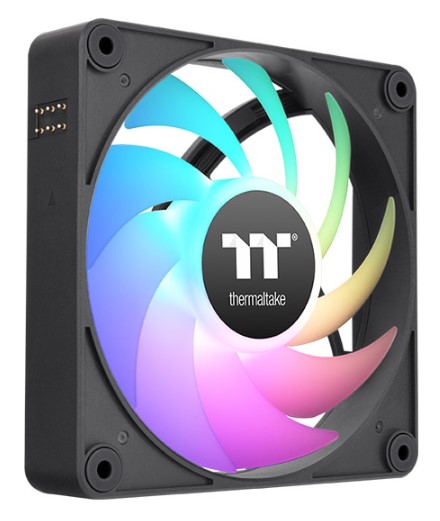 Вентилятор для корпуса Thermaltake CT140 EX CL-F182-PL14SW-A 140x140x25mm, черный, 500-1800rpm, 90.3CFM, 30.7dBa, ARGB, 4-pin PWM, (3-pack) Ret