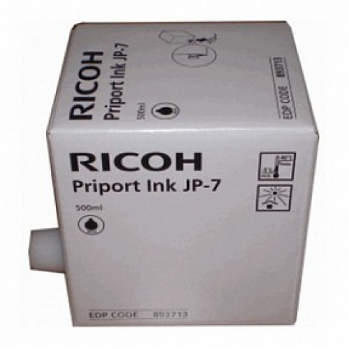 Чернила для дупликатора Ricoh тип JP-7 817219 чёрные (1 картридж * 500мл) для Priport JP750/735/755