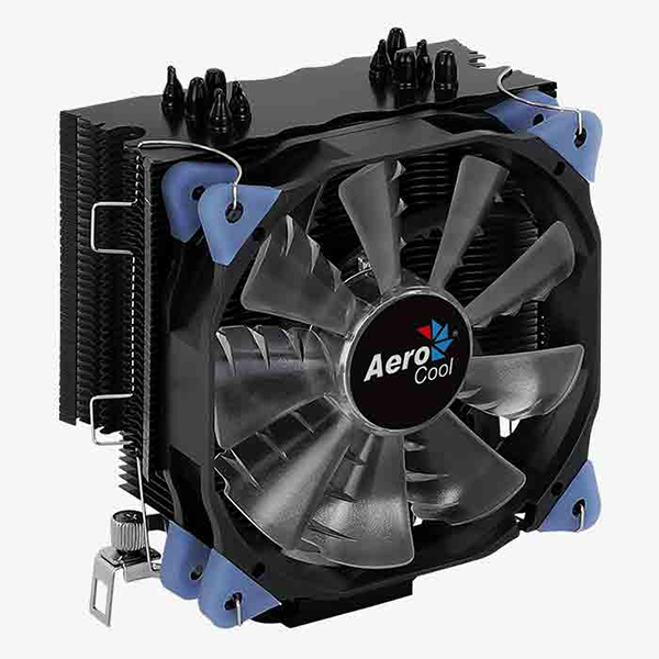 Кулер AeroCool VERKHO 5 DARK PWM (Soc-FM2+/AM2+/AM3+/AM4/1150/1151/1155/2011/ 800-2000rpm, 27,2-56,4 CFM, 15-27dB, 4-pin) Ret