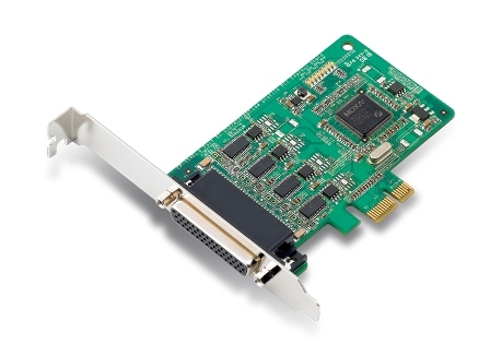 Плата MOXA CP-114EL-DB9M 4 Port PCIe Board, w/ DB9M Cable, RS-232/422/485, LowProfile