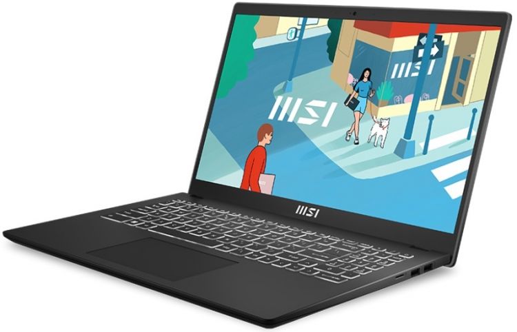 Ноутбук MSI Modern 15 H B13M-099RU 9S7-15H411-099 i7-13700H/16GB/512GB SSD/Iris Xe graphics/15.6 FHD IPS/WiFi/BT/cam/Win11Pro/black