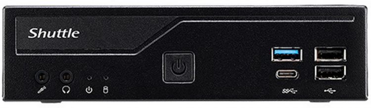 Платформа Shuttle DH610 LGA1700, H610, 2*DDR4 SODIMM (3200), 2.5 HDD/SSD, M.2, 2.5Glan, Glan, HDMI, 2*DP, 2*COM, USB Type-C, 3*USB 3.2, 4*USB 2.0, no