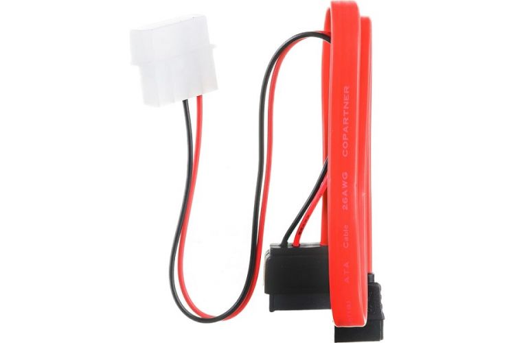 Кабель питания Cablexpert CC-SATA-C2 molex+SATA/miniSATA, 6pin+7pin, (длина инт - 35см, питание - 30см), пакет