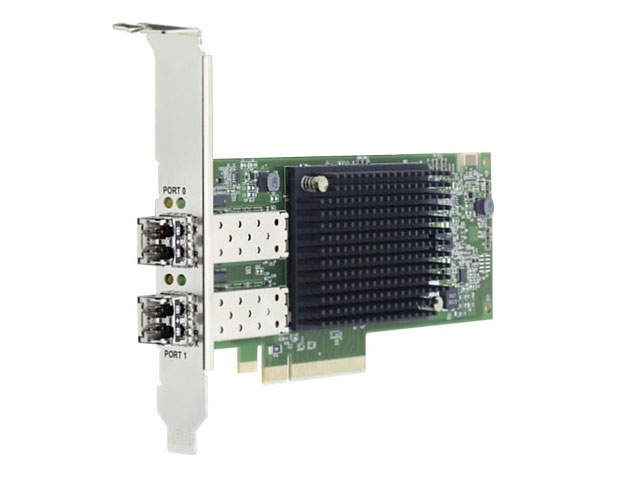 Сетевой адаптер Broadcom LPe35002-M2 fibre channel 32 Гб/с, PCI Express 4.0 x8, 2-external, low profile, FH/LP bracket