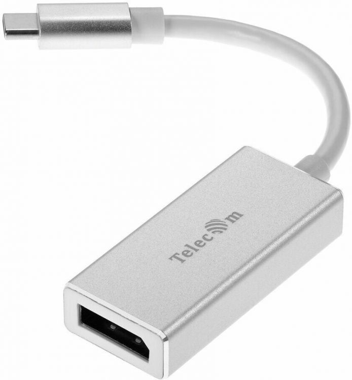 Переходник Telecom TUC035 USB3.1 Type-C(M)/DP(F), 4K/60Hz, 0,15m