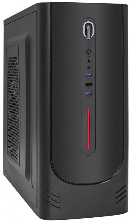 Корпус ATX Exegate Miditower XP-340U-XP600 EX292992RUS XP600 с вент. 12см, USB+2*USB3.0, audio