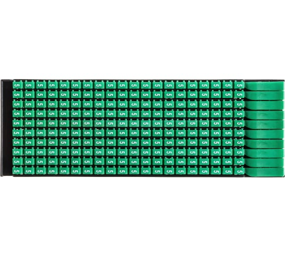 Маркеры для кабеля Маркер на кабель DKC MKF5S3 сечением 4-6мм символ „5”, Mark (уп/160 шт)