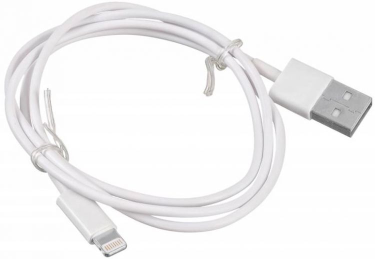 Кабель Buro BHP LIGHTNING 0.8 белый Lightning (m) USB A(m) 0.8м 375159