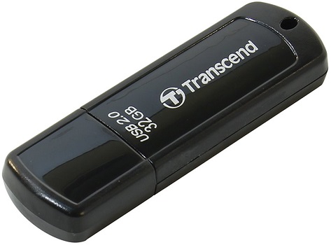 Накопитель USB 2.0 32GB Transcend JetFlash 350 TS32GJF350 черный