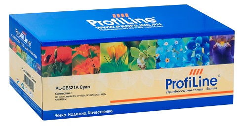 Картридж ProfiLine PL-CE321A Картридж для принтеров HP LJ CP1525N/CP1525NW/CM1415/1415fnw Cyan 1300 копий ProfiLine