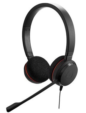 Гарнитура проводная Jabra EVOLVE 20 UC Stereo 4999-829-209 USB, два динамика